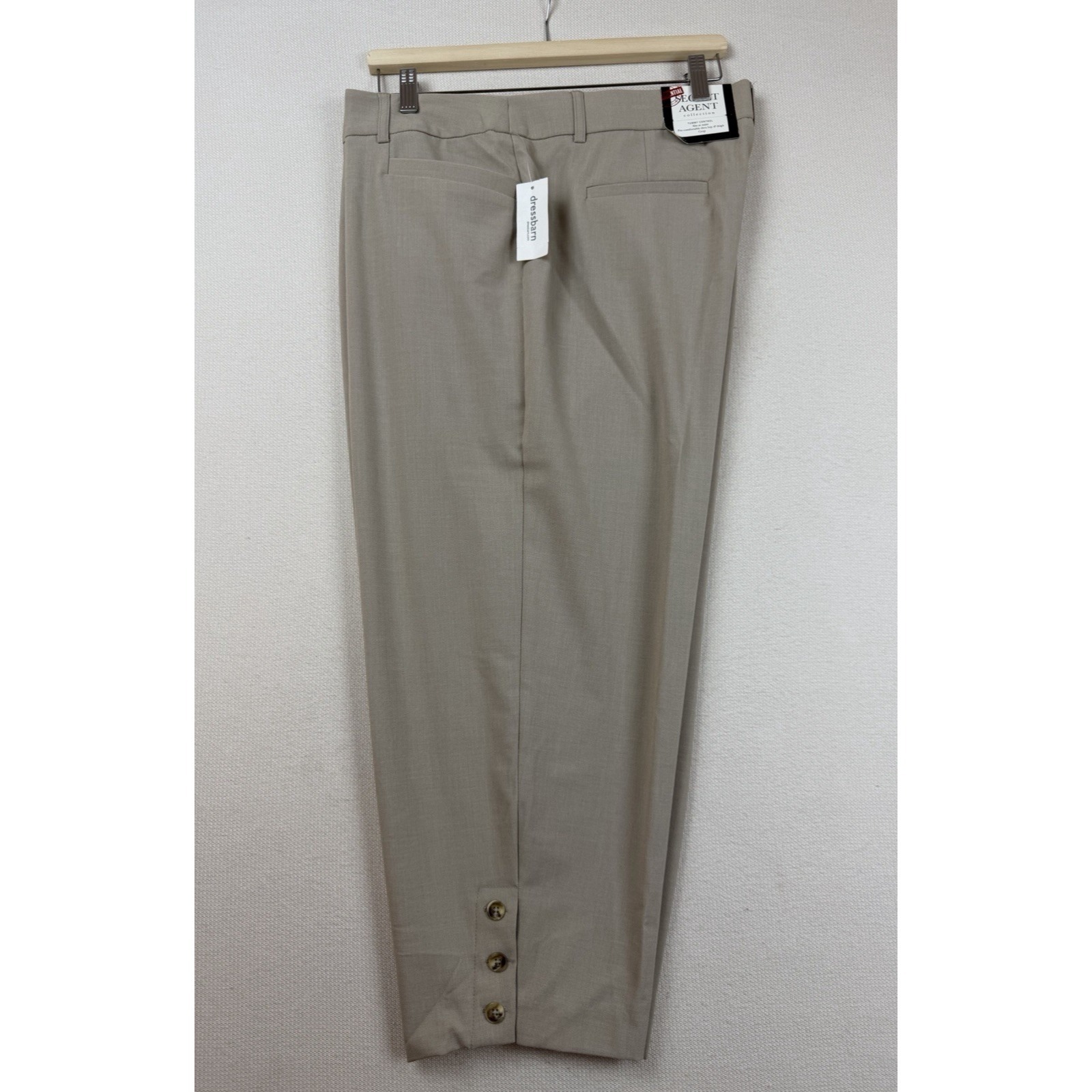 Nwt Dress Barn Roz & Ali Secret Agent Tummy Control Crop Pants Size 16w Stretch — image 3 of 8
